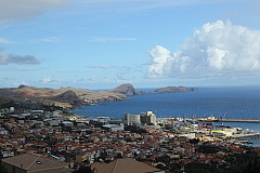 pohled z Caniçal na severo-východní cíp Madeiry